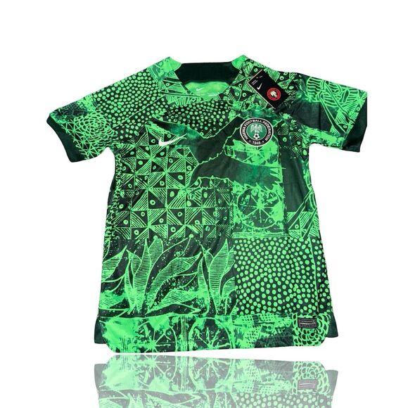 Nike Nigeria National Team 2022 Men's Soccer Jersey Green Size Small: Brand New - Picture 1 of 5